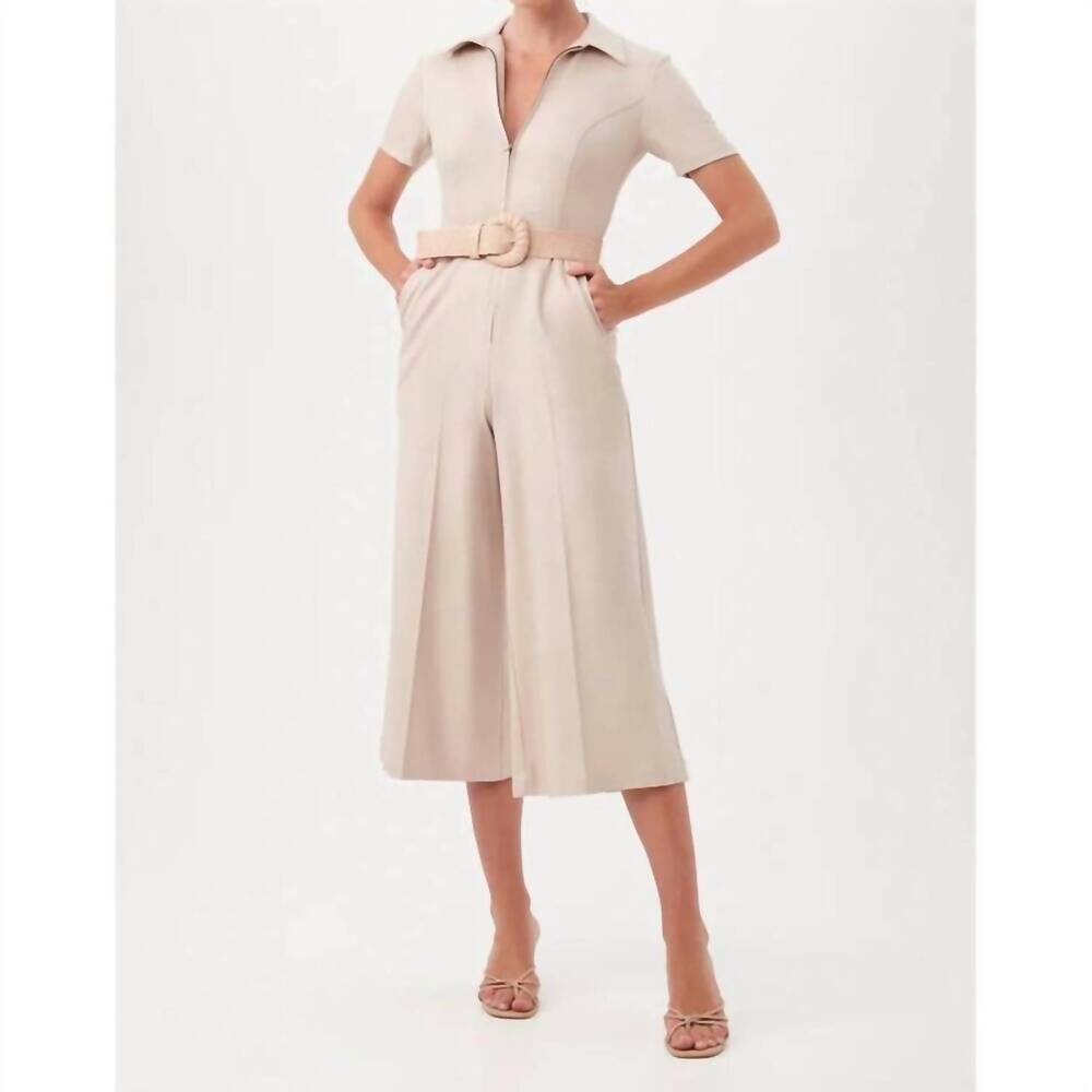 NEW TRINA TURK jannise 2 jumpsuit in latte